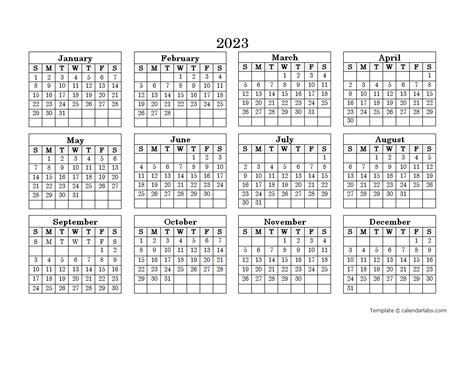 2023 Excel Yearly Calendar Free Printable Templates Free Hot Nude