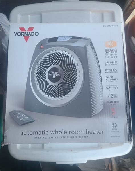 Vornado Automatic Whole Room Heater Model Awrh W Remote Open Box Ebay