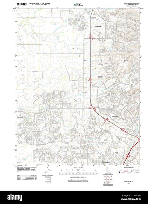 Roseville Ca Map Cut Out Stock Images And Pictures Alamy