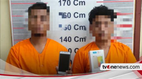 Viral Di Medsos Pelaku Perampasan Hp Di Langkat Diamankan Polsek