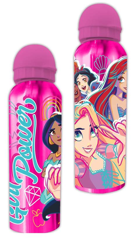 Cantil Alumínio Princesas Girl Power Disney 500ml Loja da Criança