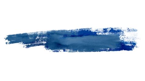 Coup De Pinceau De Peinture Abstraite Bleue PNG Bleu Accident