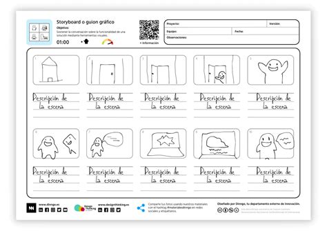 Storyboard O Guion Gráfico Design Thinking En Español