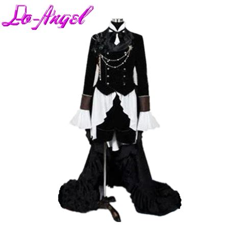 Aliexpress.com : Buy Anime Black Butler Ciel Phantomhive Black Suit ...