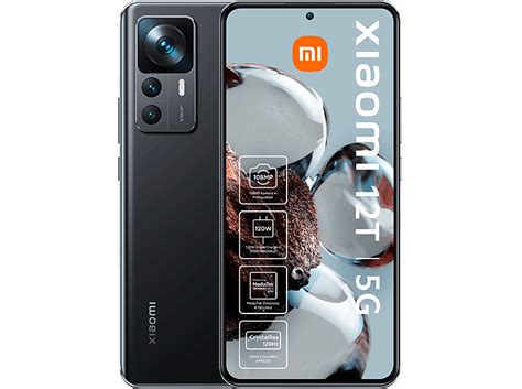 XIAOMI 12 T 5G 256 GB Dual SIM Black bei MediaMarkt