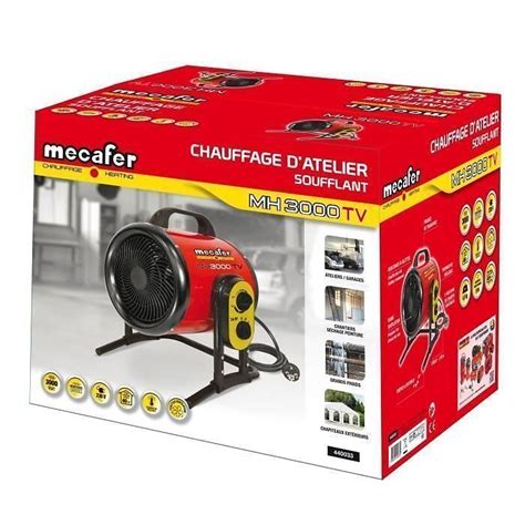 Mecafer Chauffage De Chantier Soufflant Electrique W Turbo