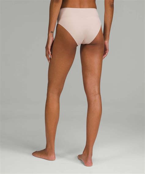 Lululemon InvisiWear High Rise Bikini Underwear Misty Shell Lulu