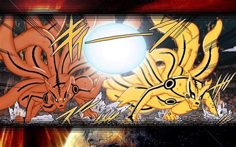 Minato Naruto Yin Kurama Yang Kurama Wallpaper 3 By Weissdrum On Deviantart