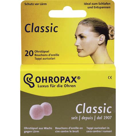 Ohropax Classic-20 восковые беруши из Германии для сна купить на OZON ...