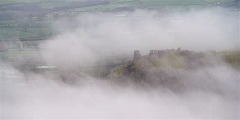 Out Of The Mist Dryslwyn Castle Wales Minar5 Flickr