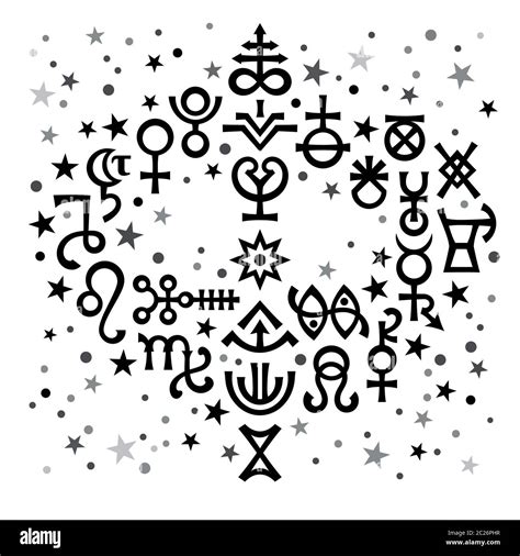 Medieval Occult Signs Magic Cut Out Stock Images And Pictures Alamy