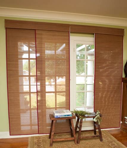 Bamboo Sliding Panels For Patio Doors Patio Ideas