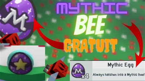 Comment Avoir Des Oeufs Mithic Dans Bee Swarm Simulator Youtube