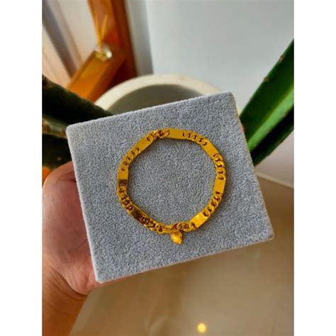 Jual Gelang Rantai Tembaga Lapis Emas Shopee Indonesia