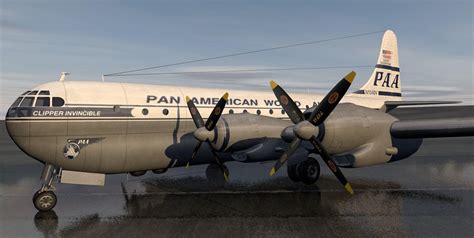 Boeing B 377 Stratocruiser 3d Model By Chipbasschaos