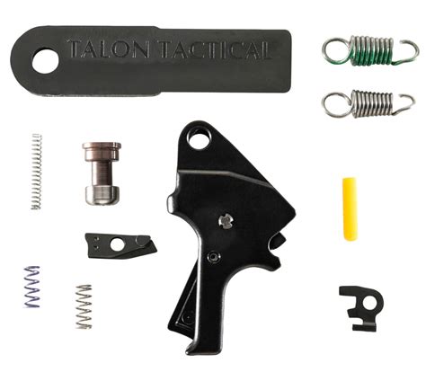 Apex Tactical 100154 Forward Set Sear Trigger Kit Black Flat Trigger