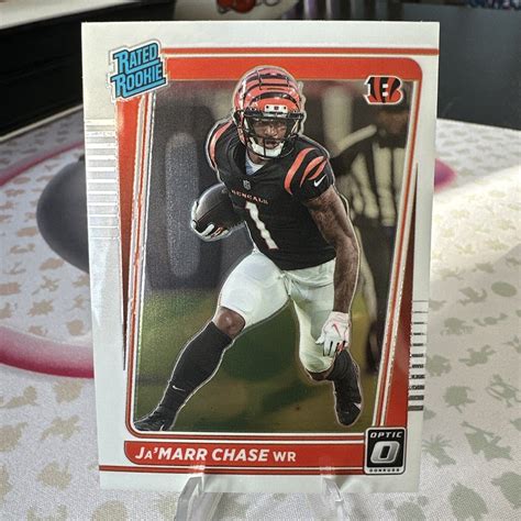 2021 Panini Donruss Optic JaMarr Chase Rated Rookie RC 207 Bengals EBay