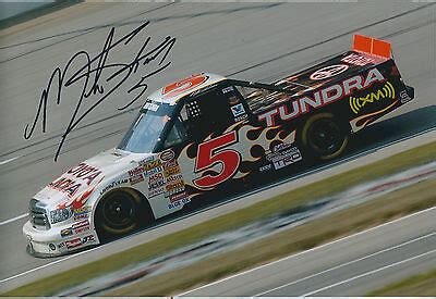 Mike SKINNER SIGNED NASCAR Champion Truck Driver 12x8 Photo AFTAL COA Autograph | eBay