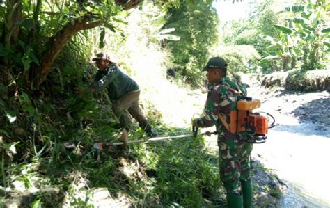 Satgas Citarum Sektor 21 11 Lagadar Rutin Giat Pembersihan Sampah