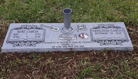 Ref Grass Markers Gonzalez Monuments