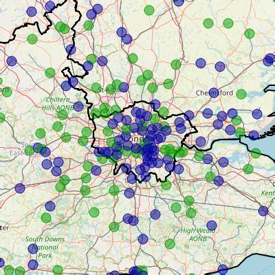 Parkrun UK Return Map