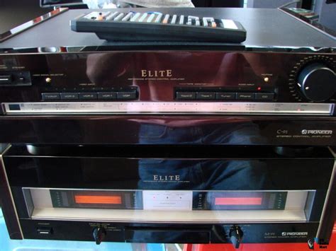 Pioneer ELITE M-91 200 Watts Power Amplifier & C-91 Preamp Amplifier ...