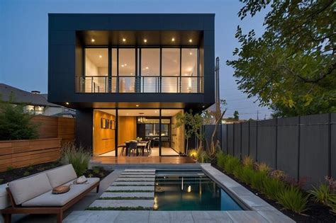 Premium Photo Modern Urban Home With Sleek Exterior And Design Elements