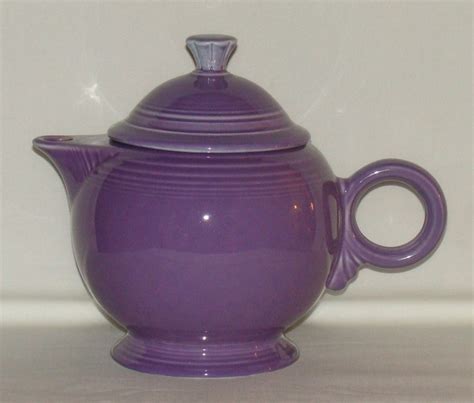 Lilac Fiesta Ware Teapot Tea Pots Fiestaware Tea Break