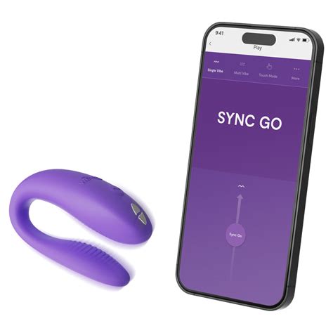 We Vibe Sync Go App Compatible Couples Vibrator And Travel Case Sexyland