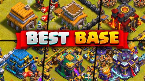 Best War Cwl Bases For Every Town Hall In Clash Of Clans Youtube