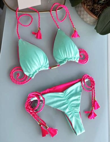 Women Sexy Push Up Bikini Set Braided String Swimwear Ruched Thong Bathing Suit Ebay