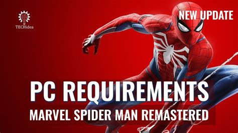 Marvel Spider Man Remastered PC Requirements 2023