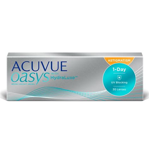 Johnson Johnson Acuvue Oasys Day With Hydraluxe For Astigmatism