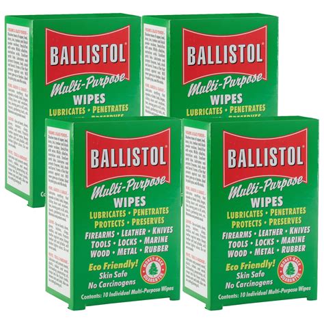 Ballistol Multi Purpose Wipes Oil Lubricant 4 Pack Walmart