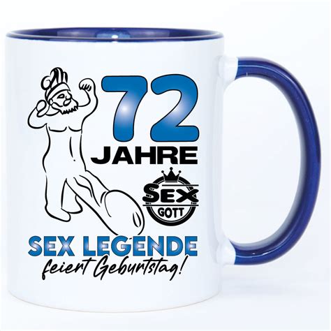 Eine Sex Legende feiert Geburtstag Lustige Tasse für den Mann