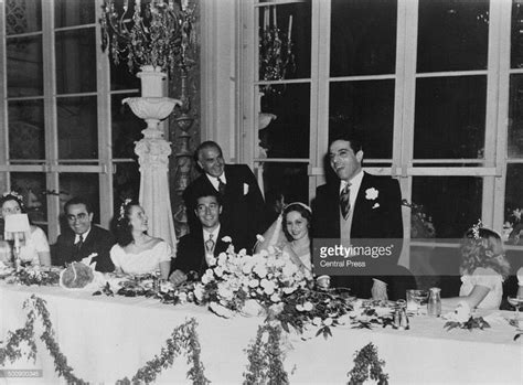 The Wedding Of Businessman Aristotle Onassis And Athina Livanos As