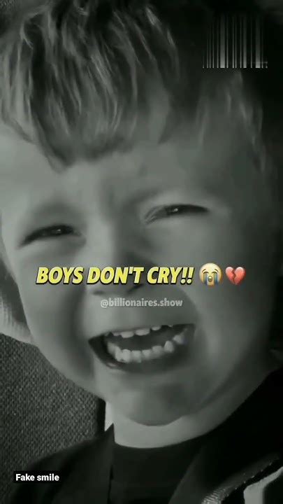 Boys Dont Cryingsad Status Fake Smileyoutube Shortsinstagram