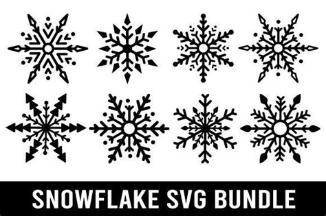 Snowflake Svg Bundle Graphic By Abstore · Creative Fabrica