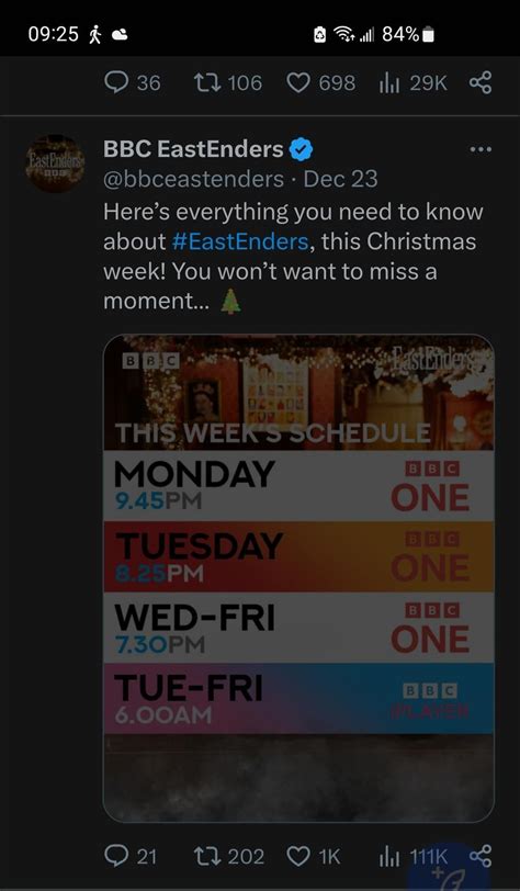 Christmas Schedule : r/eastenders