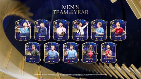 EL TOTY de EA SPORTS FC ya fue revelado Conoce al mejor XI títular de 2023