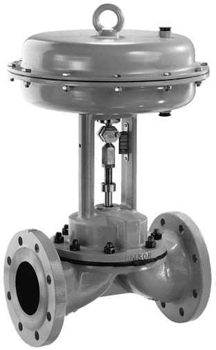 Corrosive Fluid Valve Pneumatically Actuated Diaphragm Regulating Ritm Industry