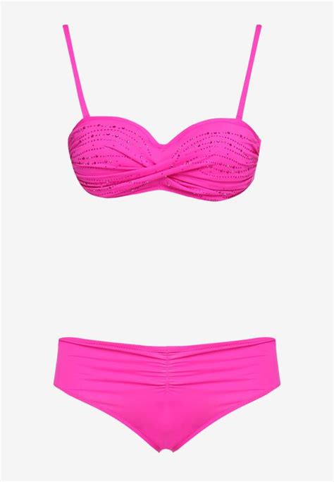 Costum De Baie Bikini Fucsia Born Be