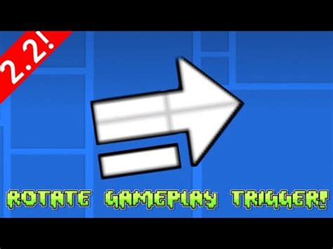 Tutorial Como Usar El Rotate Gameplay Trigger Geometry Dash 2 2