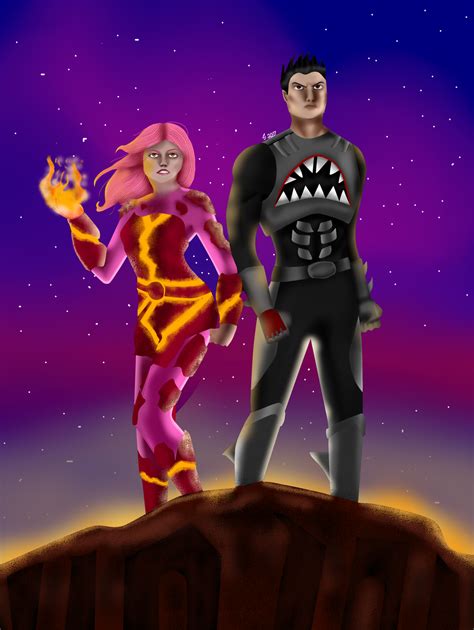 Sharkboy and Lavagirl by LiJoKu-Art on DeviantArt