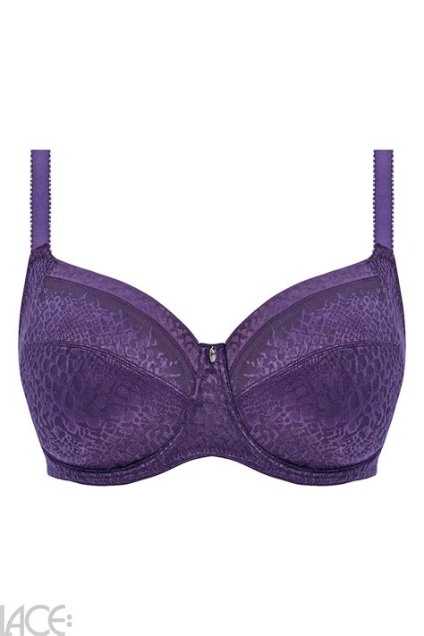 Fantasie Lingerie Envisage Bra Side Support G K Cup Purple Velvet