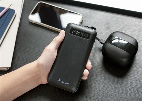 Extralink Epb Mah Black Powerbank Power Bank Usb C Xoxo