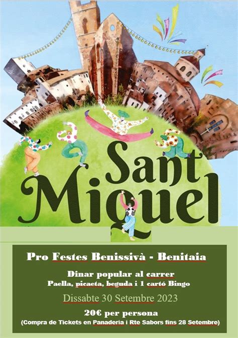 FIESTA DE SAN MIGUEL BENISSIVÁ Y BENITAIA Ajuntament de La Vall de