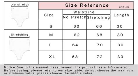 Body Shaper Size Chart A Visual Reference Of Charts Chart Master