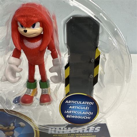 Mavin Sonic The Hedgehog Movie Knuckles Snow Rider Action