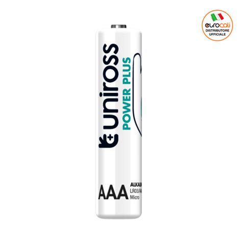 Power Plus Alkaline Batterie AAA MiniStilo Uniross